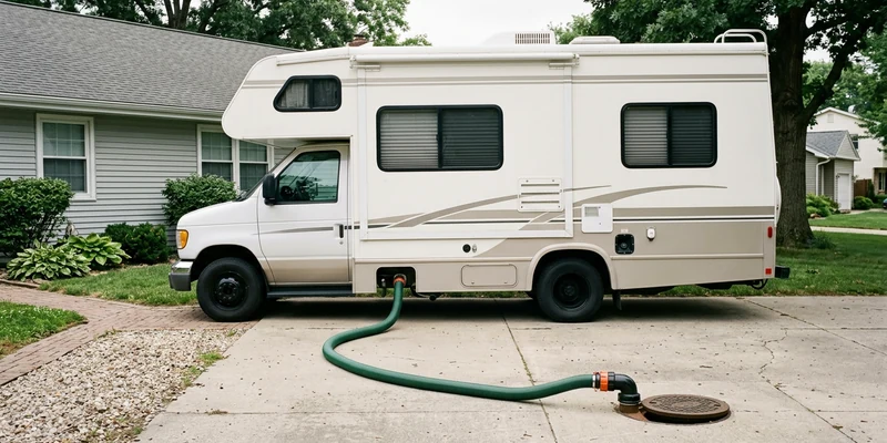 How to Dump RV Holding Tanks at Home