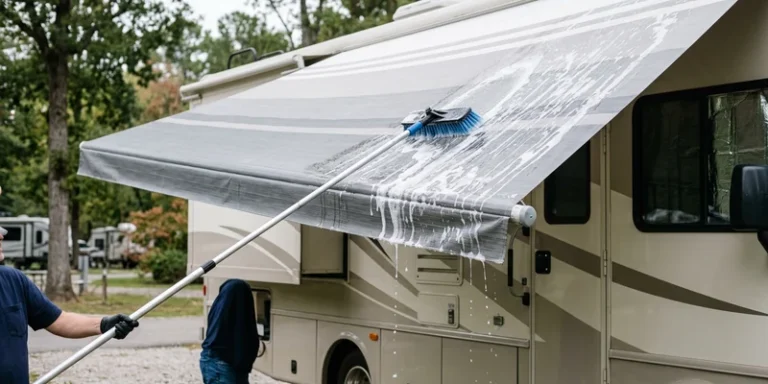 How to Clean an RV Awning Without Damage