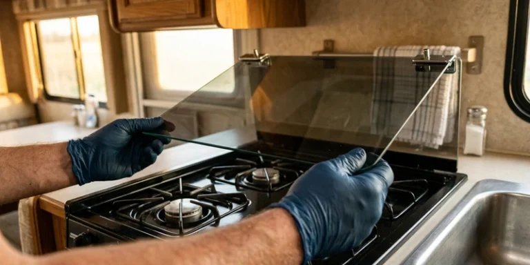 RV Stove Glass Tops, Grates and Burners