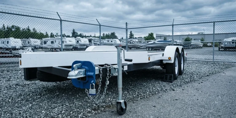 How to Secure a Trailer at a Storage Lot